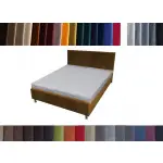 łóżko tapicerowane Cosmo 160 z zagłówkiem tapicerowanym